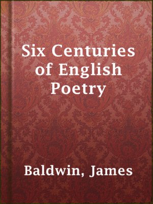 cover image of Six Centuries of English Poetry